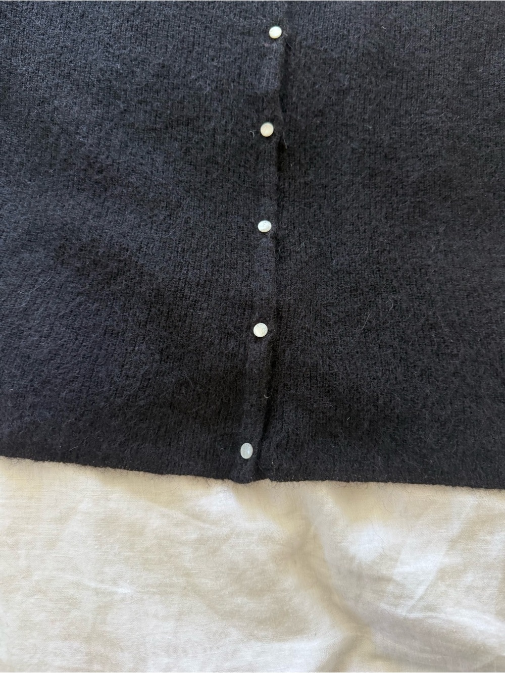 Sezane Gaspard Cardigan In Black - Picture 3 of 6